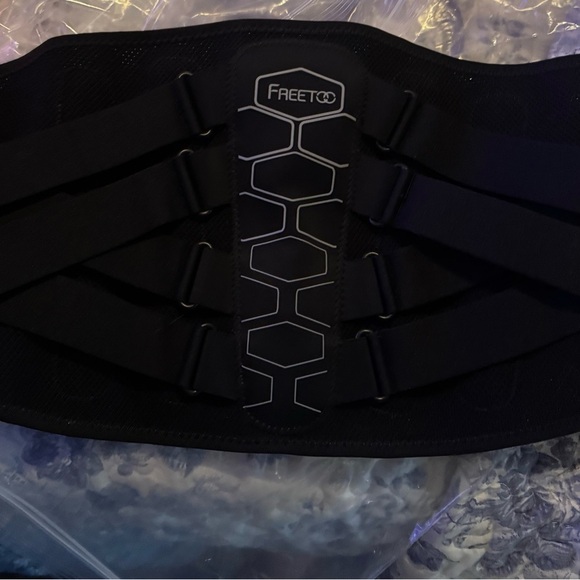 FREETOO Black Back Support Belt - Picture 5 of 9
